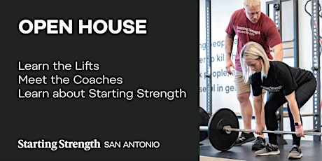 Primaire afbeelding van Open House and Coaching Demonstration at Starting Strength San Antonio