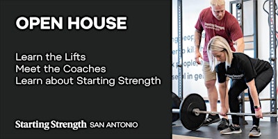 Open House and Coaching Demonstration at Starting Strength San Antonio primary image
