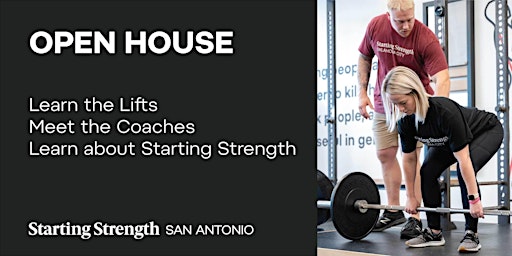 Open House and Coaching Demonstration at Starting Strength San Antonio