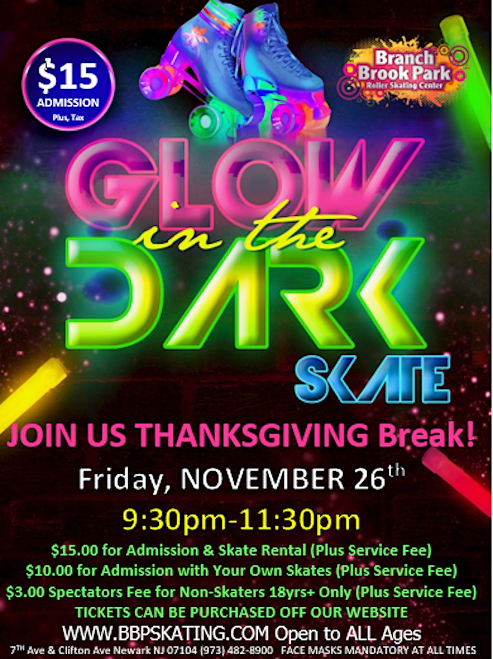 Friday Late Night Roller Skating-glow Edition Tickets Multiple Dates Eventbrite