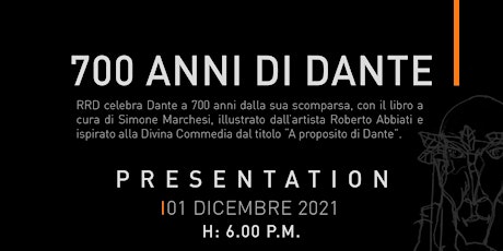 Immagine principale di RRD - Roberto Ricci Designs presenta "A proposito di Dante" 