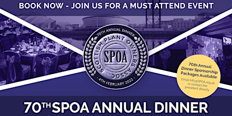 70th Annual SPOA Dinner tickets