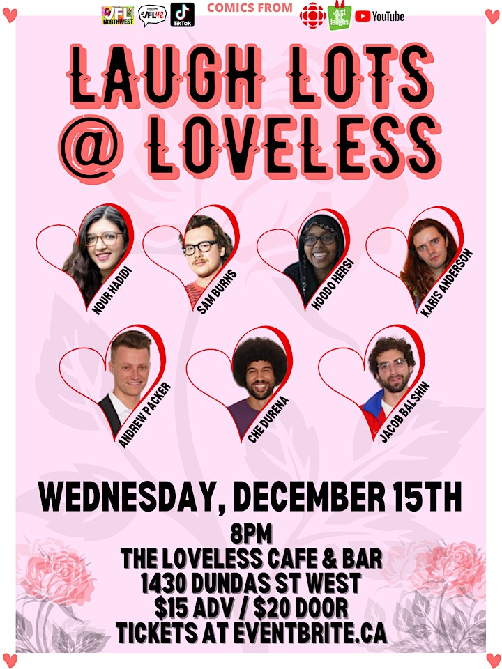 
		Comedy Night | Laugh Lots @ Loveless in Little Portugal image
