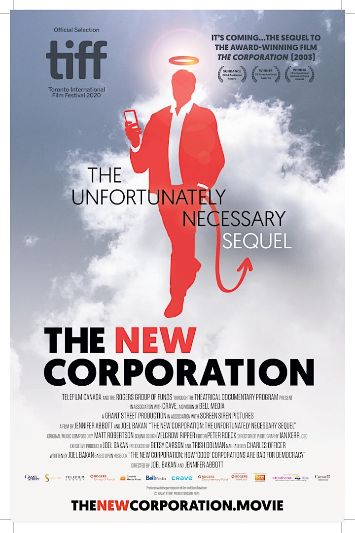 
		THE NEW CORPORATION: The Unfortunately Necessary Sequel - Film Screening image
