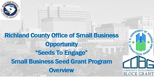 "Seeds to Engage" Seed Grant Overview (Online December 1, 2021)