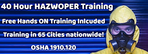 Collection image for 40 Hour HAZWOPER Training