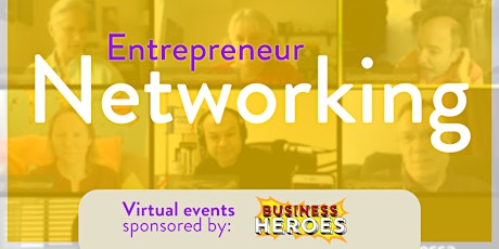 (ONLINE) Entrepreneur Networking billets