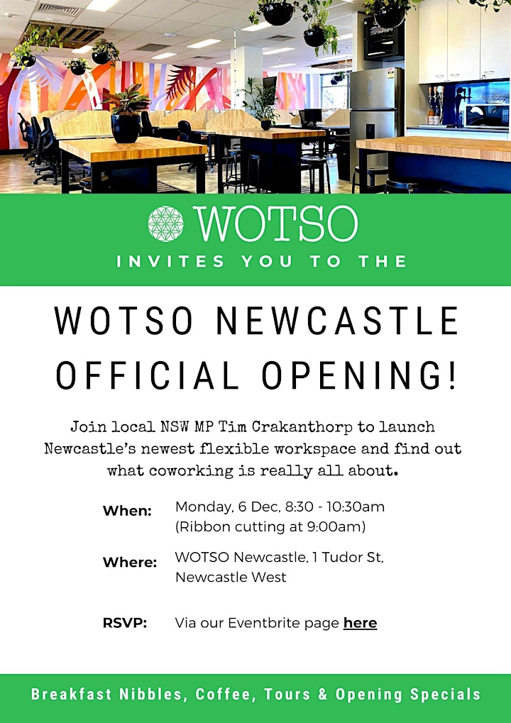 
		WOTSO NEWCASTLE OFFICIAL OPENING image
