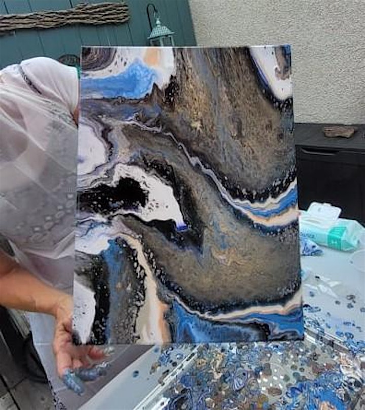 
		Pour Painting in Rockland  - Bottle Bottom Pour at RAMA image
