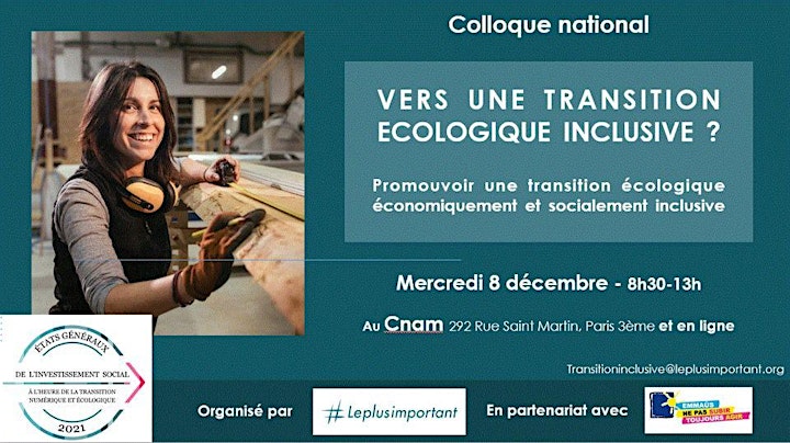 
		Colloque national "Vers une transition écologique inclusive ?" image
