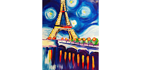 FEW SEATS LEFT! A Night in Paris- 3hrs $42 per painter primary image