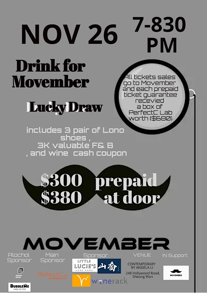 movember charity drink image