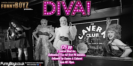 FunnyBoyz Liverpool presents DIVAS @ THE CAVERN RESTAURANT tickets