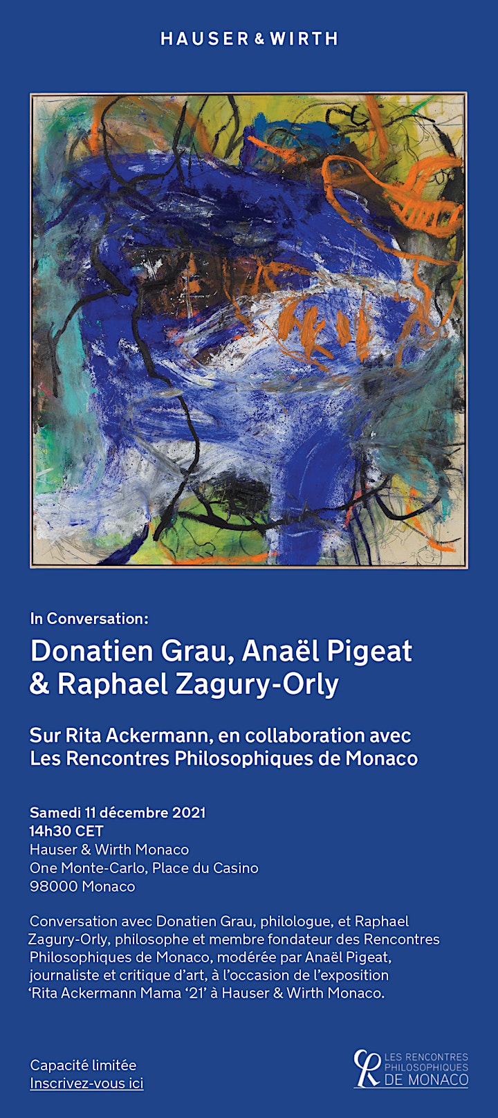 Image pour Donatien Grau, Anaël Pigeat et Raphael Zagury-Orly sur Rita Ackermann 