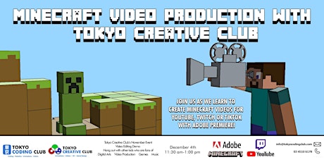 Minecraft Video Production with Tokyo Creative Club primary image