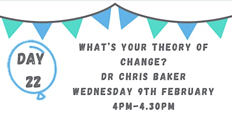What’s YOUR Theory of Change? RSAT Learning Festival Day 22 tickets