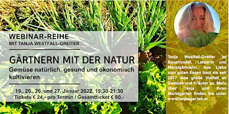 Hauptbild für Gärtnern mit der Natur: Webinar-Reihe