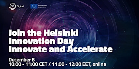 EIT Digital Helsinki Innovation Day 2021 / Innovate and Accelerate primary image