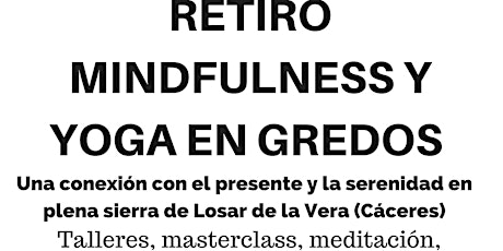 Imagen principal de Retiro Mindfulness en Gredos