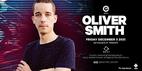 Electric Escape presents Anjunabeats with Oliver Smith