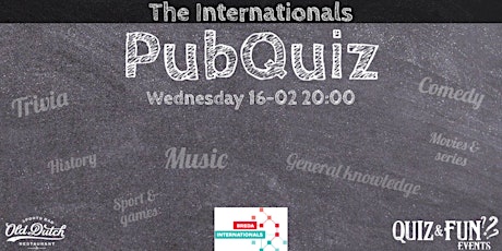 The internationals PubQuiz | Breda tickets