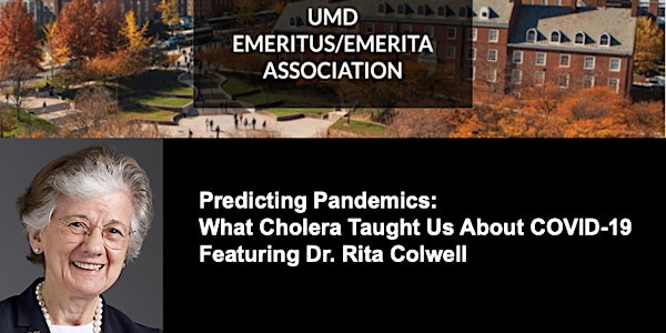 UMEEA Event - Predicting Pandemics: What Cholera Taught Us About COVID-19