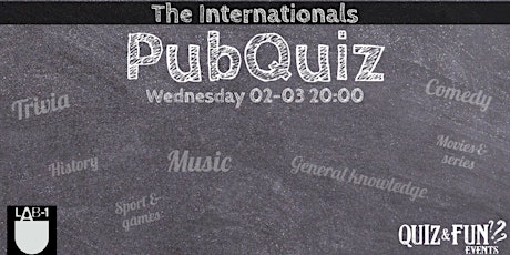The internationals PubQuiz | Eindhoven tickets