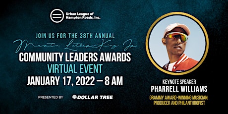 38TH ANNUAL DR. MARTIN LUTHER KING JR. COMMUNITY LEADERS VIRTUAL EVENT tickets
