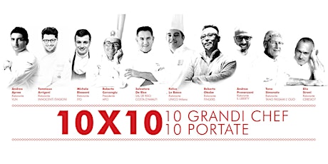 Immagine principale di 10x10 - 10 GRANDI CHEF X 10 PORTATE 