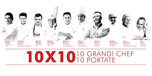 10x10 - 10 GRANDI CHEF X 10 PORTATE