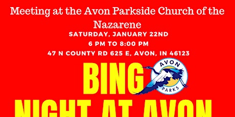 Avon Bingo Night tickets