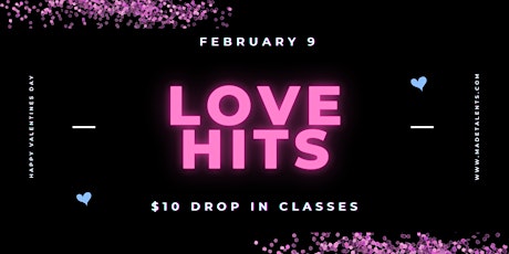Love Hits - $10 Dance Classes! Valentine Vixen Vibes primary image