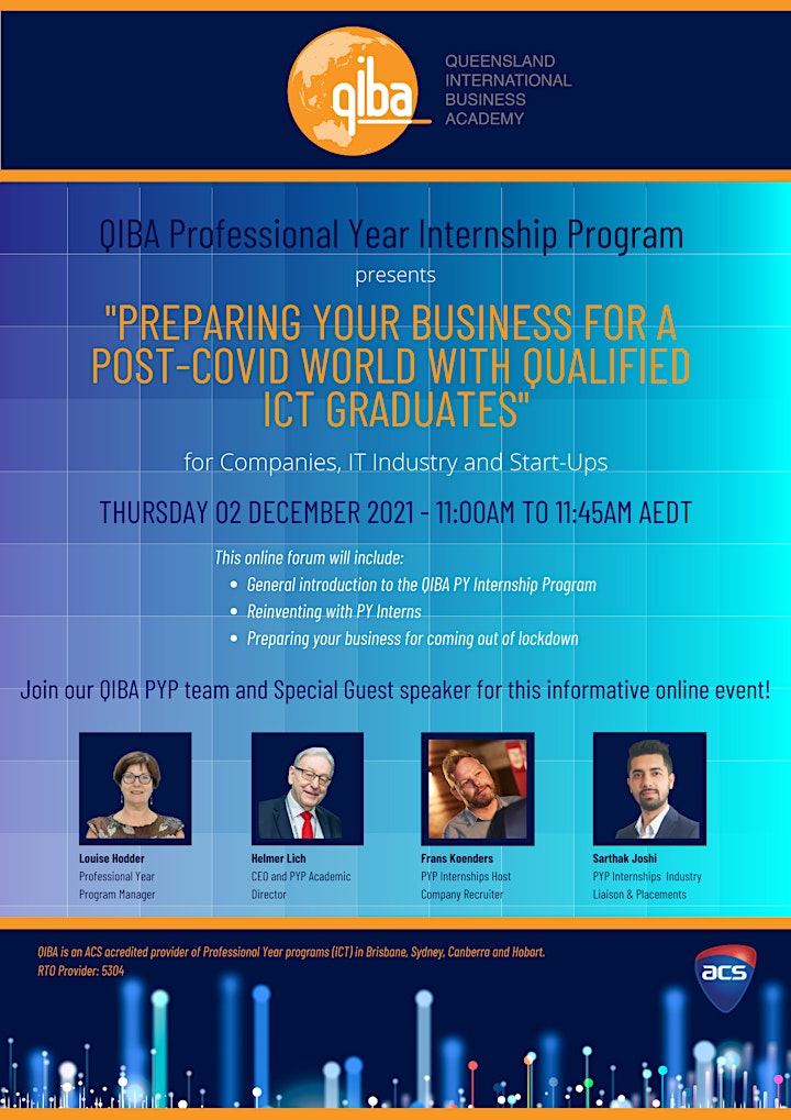 
		Preparing Your Business for a POST-COVID World with Qualified ICT Graduates image

