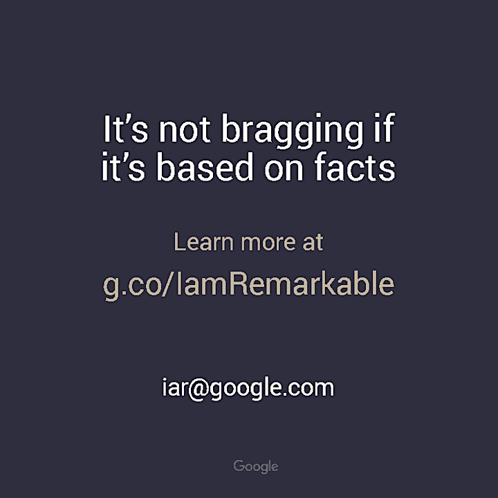 
		#IamRemarkable  - Open Registration image
