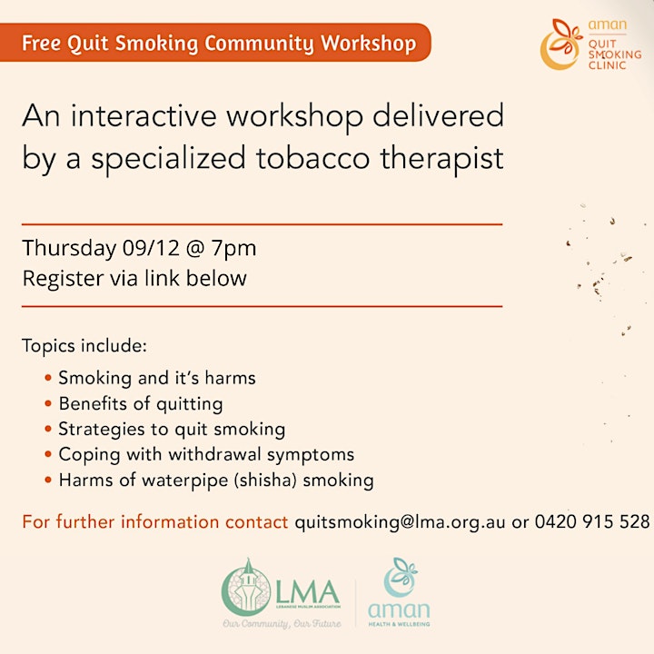 
		Free Quit Smoking Community Workshop image
