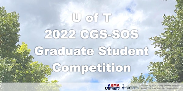 UofT 2022 CGS-SOS Graduate Student Competition