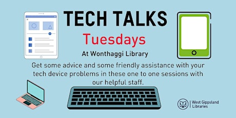 Tech Talks at Wonthaggi Library tickets