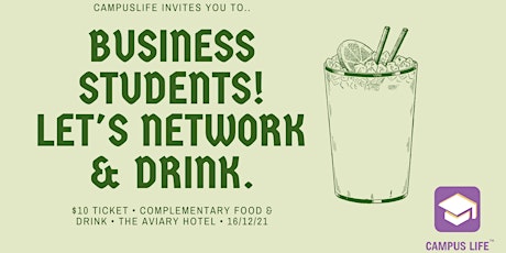 Business Students: Let's Network and Drink! primary image