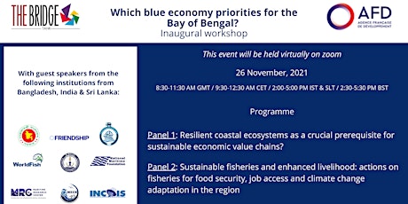 Image principale de Inaugural workshop: which blue economy priorities for the Bay of Bengal?