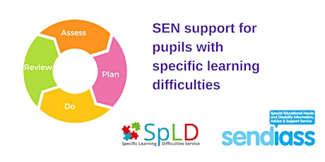 SEN support for pupils with specific learning difficulties tickets