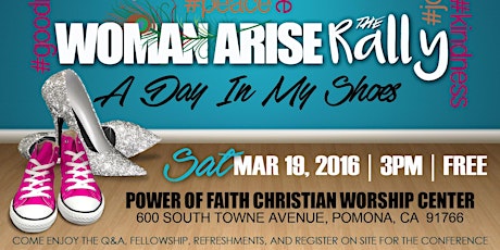 WOMAN ARISE - THE RALLY "A DAY IN MY SHOES" primary image