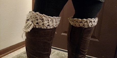 CROCHET WITH RENEE!  PRETTY BOOT CUFFS PROJECT primary image