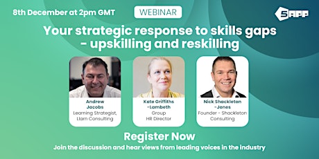 Your strategic response to skills gaps - reskilling and upskilling primary image