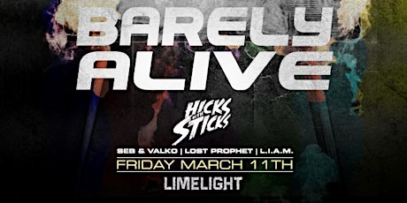 TWBB Feat. Barely Alive + Hicks with Sticks | 3.11 | Limelight primary image