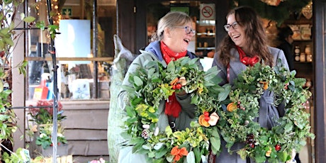 Holly Wreath Workshop With Jacky and Peter 1st Workshop Thursday 1 Dec 2022 tickets