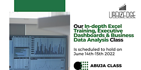 In-depth Excel Training, Executive Dashboards & Business Data Analysis tickets