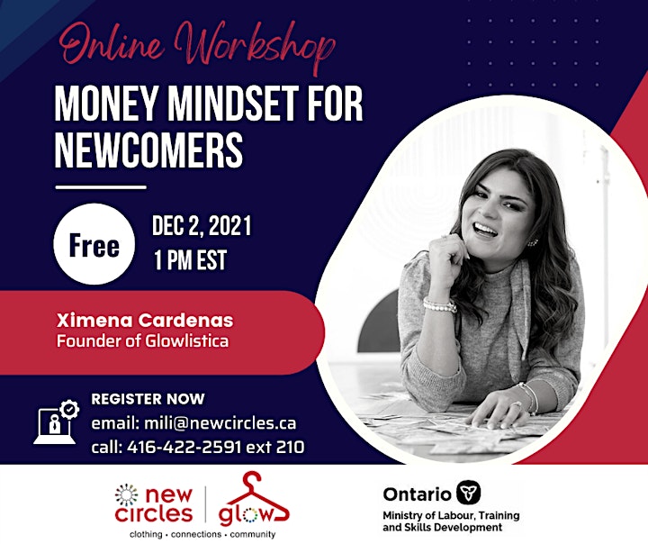 Free Online Workshop Money Mindset for Newcomers image