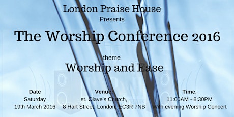 The Worship Conference 2016 primary image