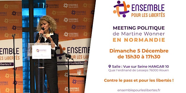 Meeting politique - Martine Wonner - Rouen