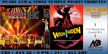 Pearl Jam & Stone Temple Pilots Tributes tickets